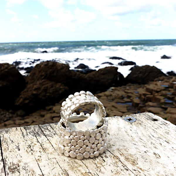 „Ring Giant Causeway am Giant’s Causeway – maritim keltischer Schmuck“
